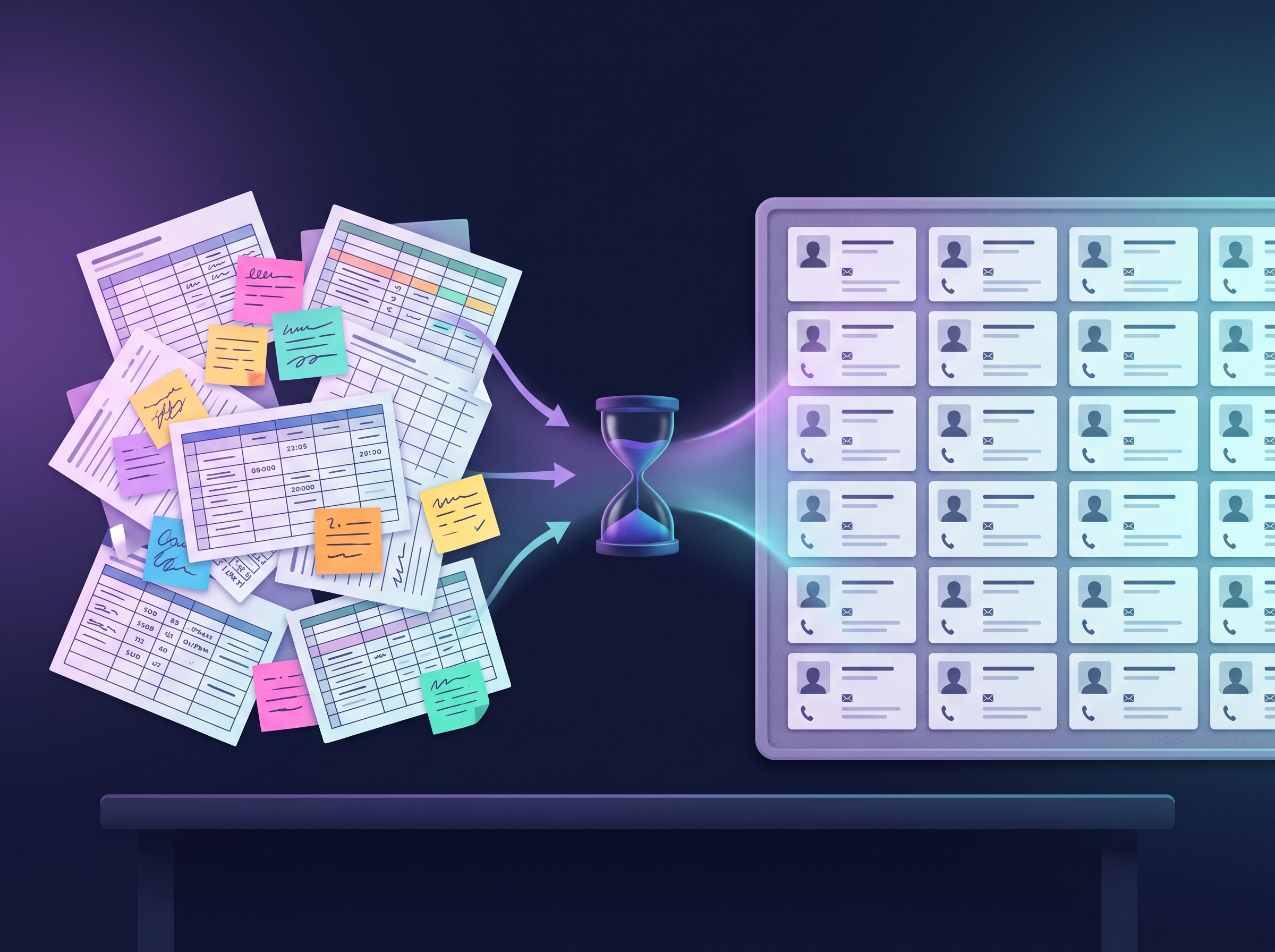 Spreadsheets turning into an organised CRM board — when a small business is ready for a CRM